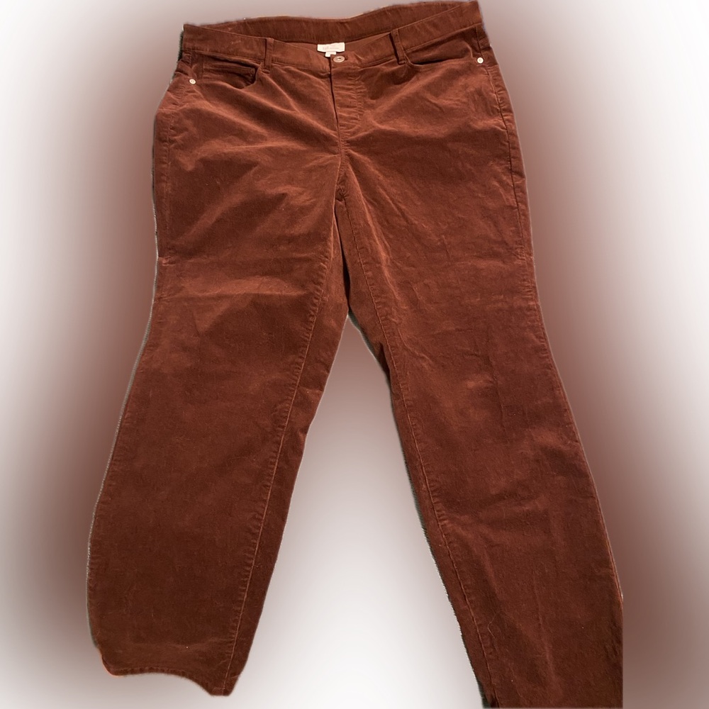 J.Jill corduroys, XL, deep brown